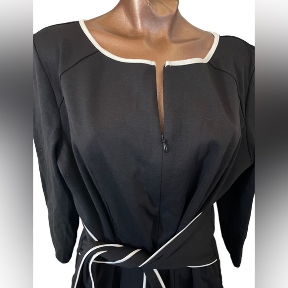 Contrast Trim Dress JR Lookalike - Picture 4 of 7